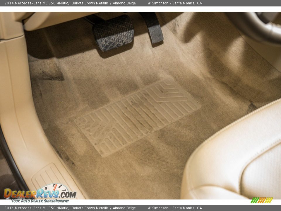 2014 Mercedes-Benz ML 350 4Matic Dakota Brown Metallic / Almond Beige Photo #21