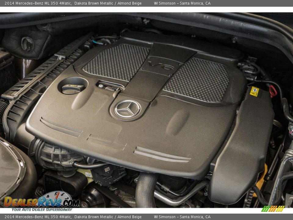 2014 Mercedes-Benz ML 350 4Matic Dakota Brown Metallic / Almond Beige Photo #26