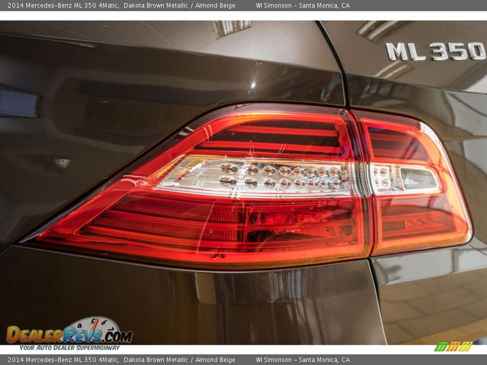 2014 Mercedes-Benz ML 350 4Matic Dakota Brown Metallic / Almond Beige Photo #29