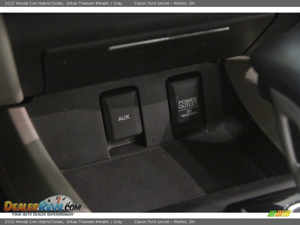 2013 Honda Civic Hybrid Sedan Urban Titanium Metallic / Gray Photo #11