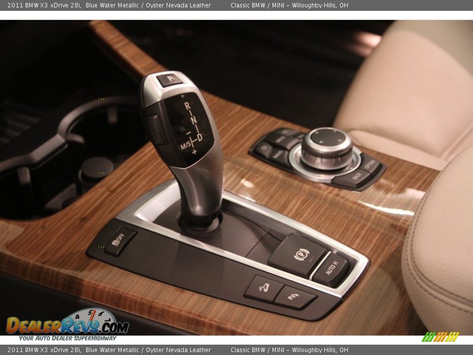 2011 BMW X3 xDrive 28i Blue Water Metallic / Oyster Nevada Leather Photo #12