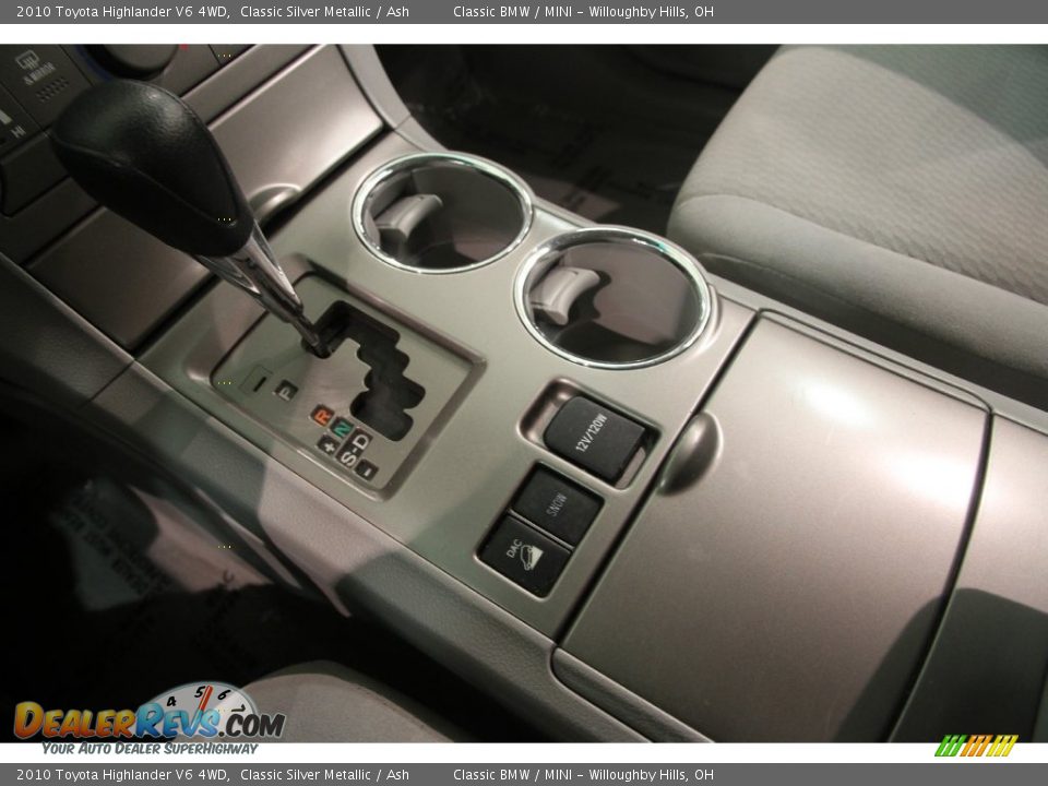 2010 Toyota Highlander V6 4WD Classic Silver Metallic / Ash Photo #14