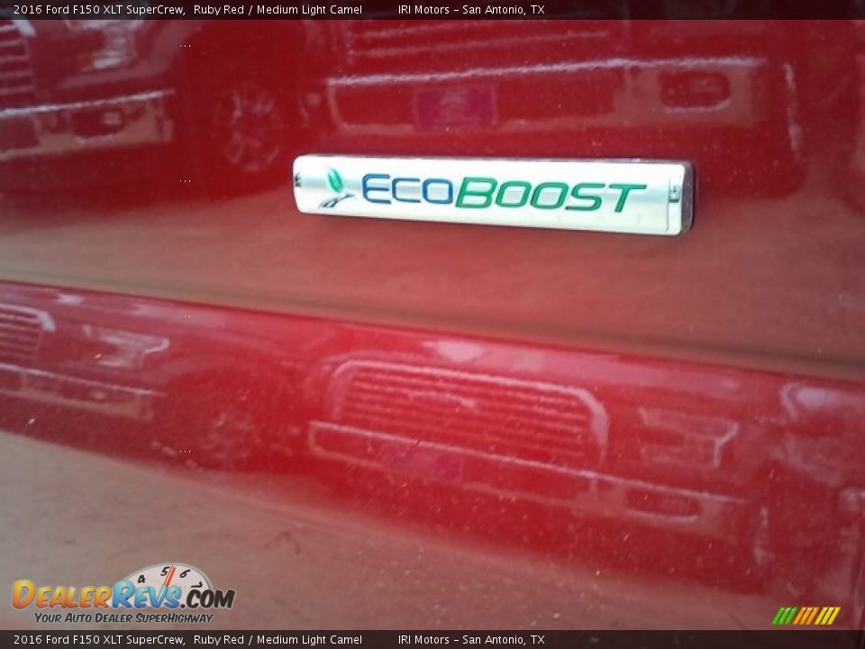 2016 Ford F150 XLT SuperCrew Ruby Red / Medium Light Camel Photo #6
