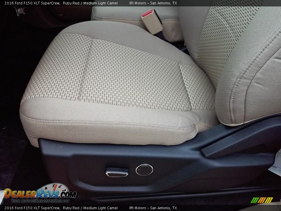 2016 Ford F150 XLT SuperCrew Ruby Red / Medium Light Camel Photo #26