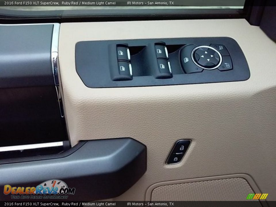 2016 Ford F150 XLT SuperCrew Ruby Red / Medium Light Camel Photo #29