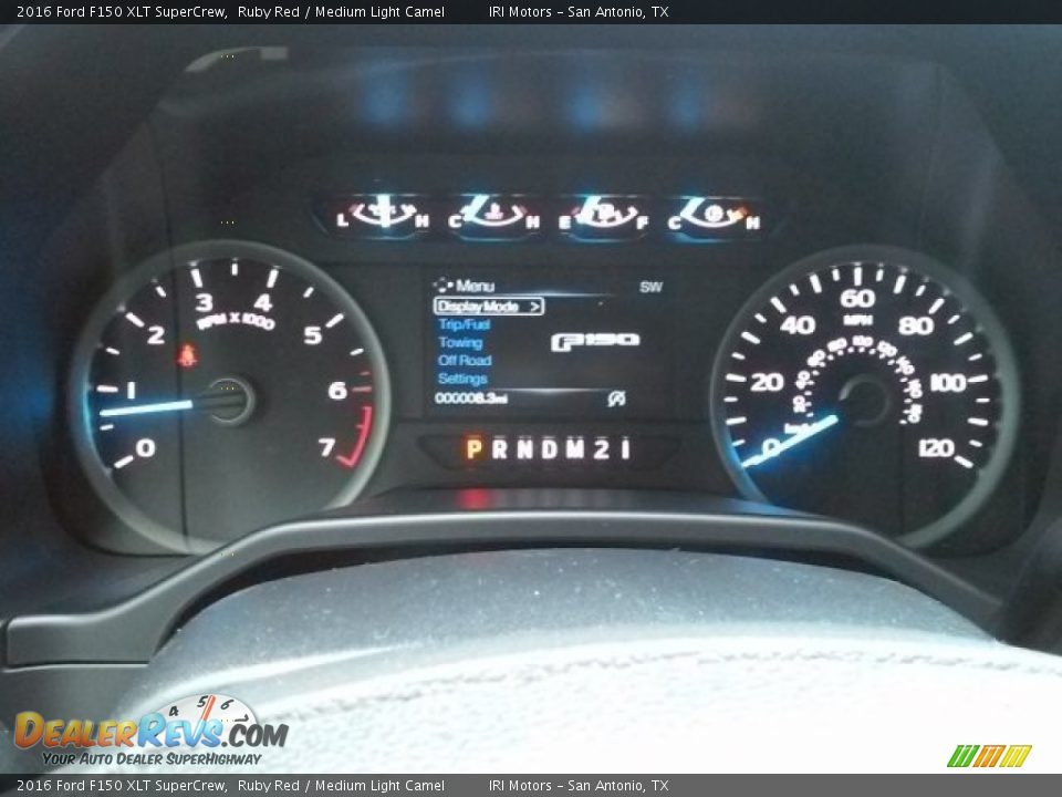 2016 Ford F150 XLT SuperCrew Ruby Red / Medium Light Camel Photo #30
