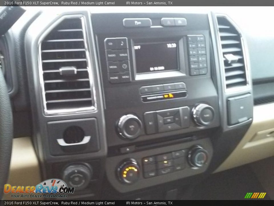 2016 Ford F150 XLT SuperCrew Ruby Red / Medium Light Camel Photo #31