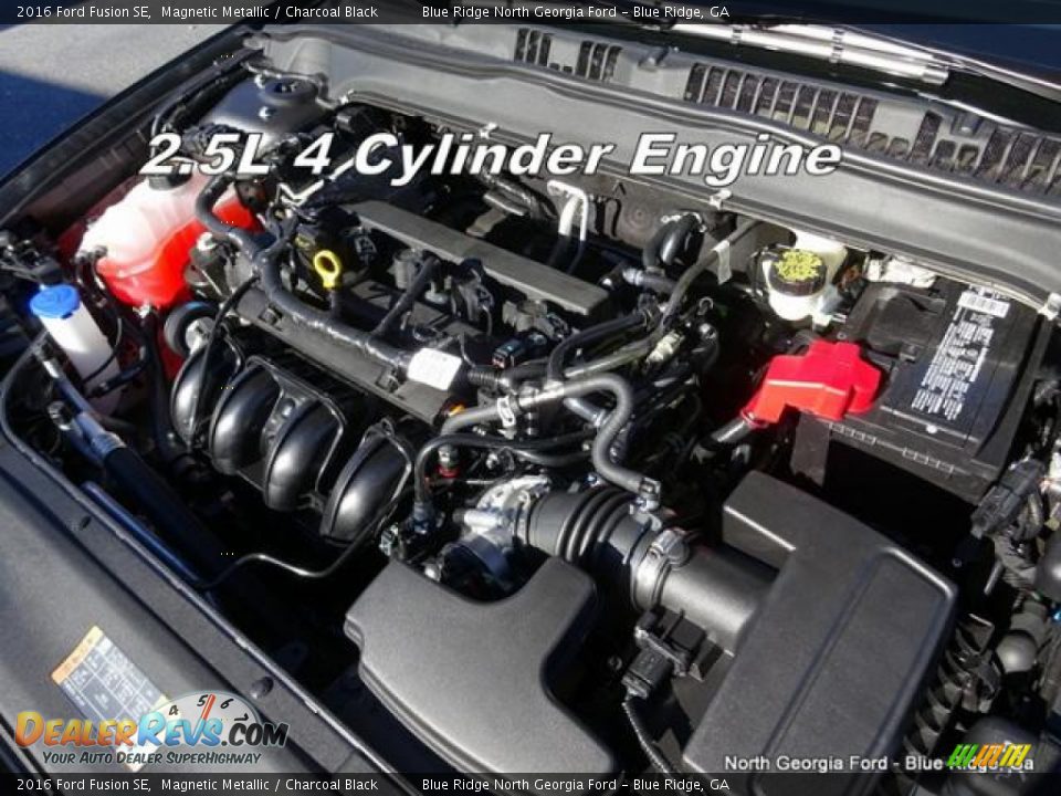 2016 Ford Fusion SE Magnetic Metallic / Charcoal Black Photo #10