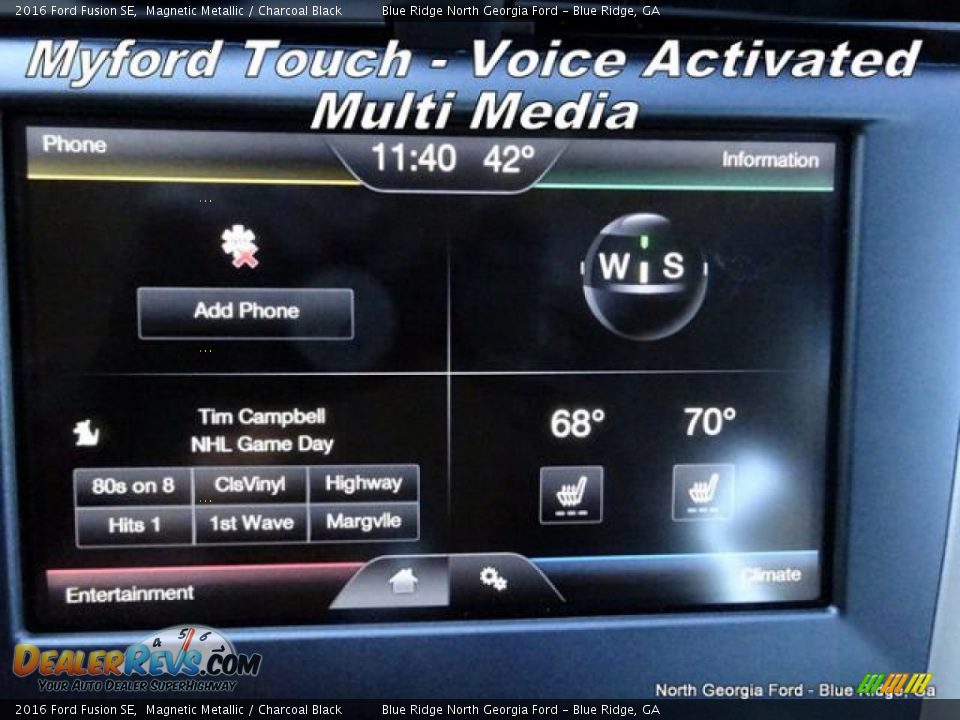 2016 Ford Fusion SE Magnetic Metallic / Charcoal Black Photo #21