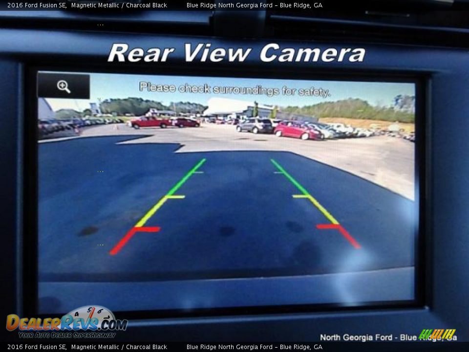 2016 Ford Fusion SE Magnetic Metallic / Charcoal Black Photo #22