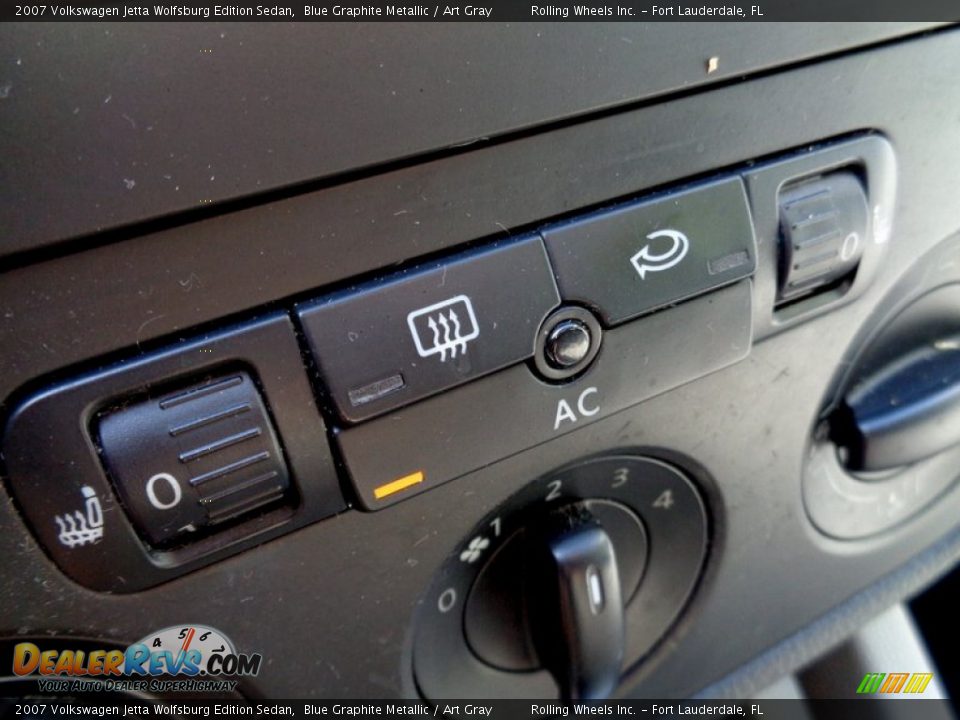 2007 Volkswagen Jetta Wolfsburg Edition Sedan Blue Graphite Metallic / Art Gray Photo #4