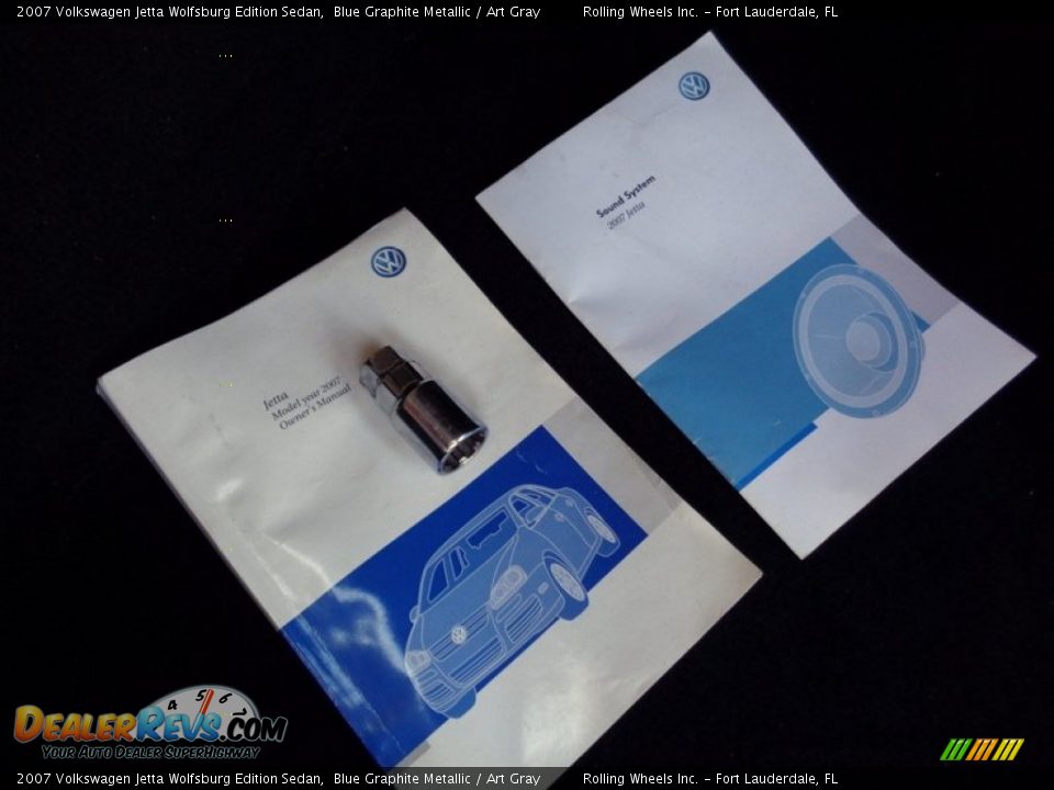 2007 Volkswagen Jetta Wolfsburg Edition Sedan Blue Graphite Metallic / Art Gray Photo #21