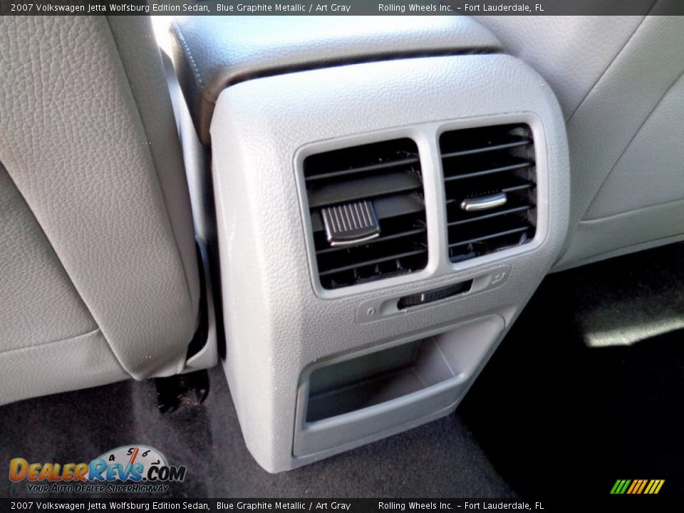 2007 Volkswagen Jetta Wolfsburg Edition Sedan Blue Graphite Metallic / Art Gray Photo #35