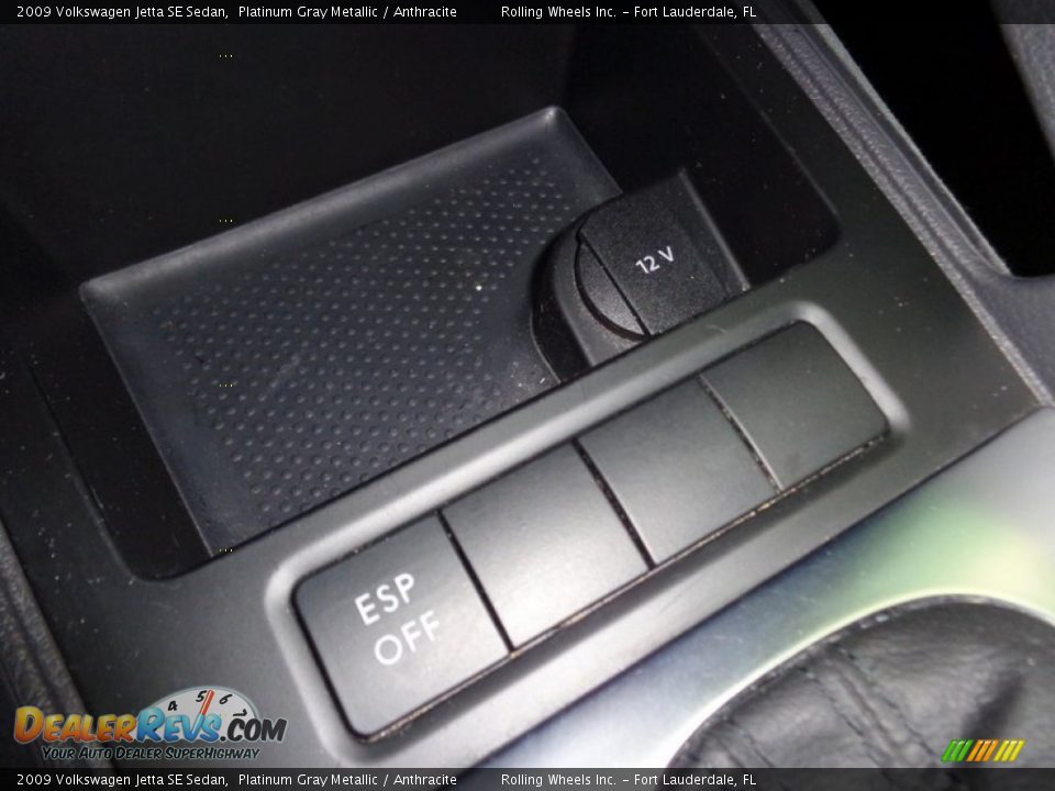 2009 Volkswagen Jetta SE Sedan Platinum Gray Metallic / Anthracite Photo #26