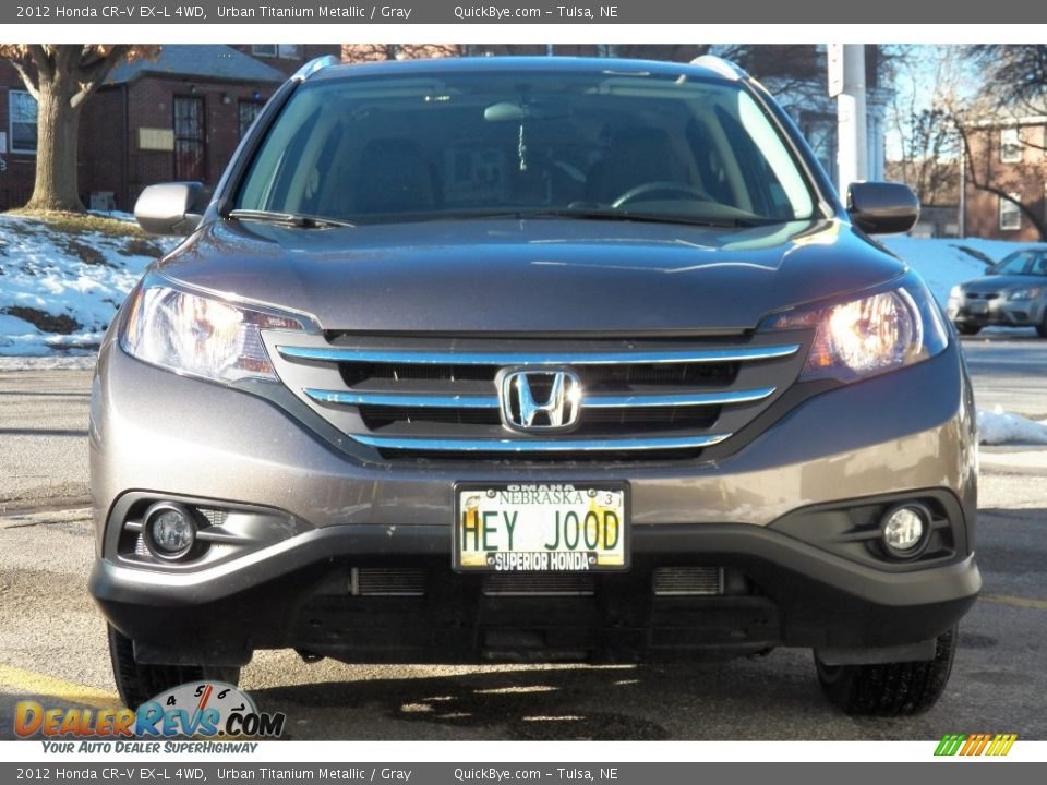 2012 Honda CR-V EX-L 4WD Urban Titanium Metallic / Gray Photo #7
