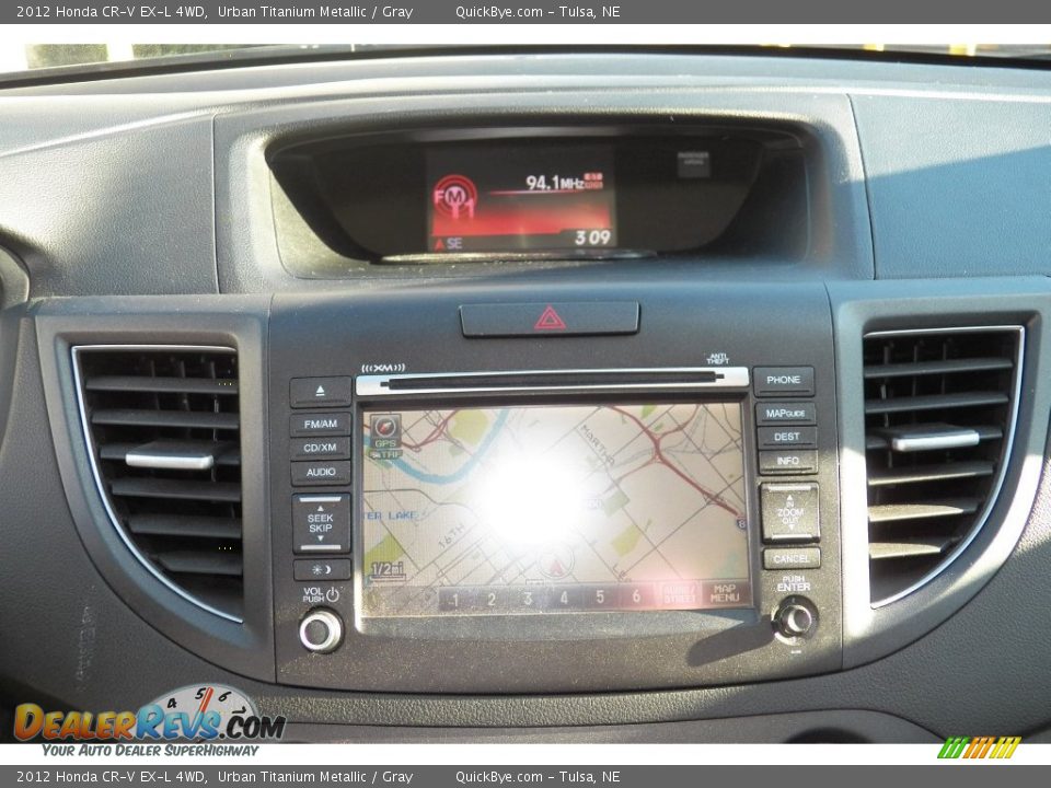 2012 Honda CR-V EX-L 4WD Urban Titanium Metallic / Gray Photo #11