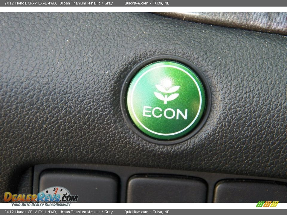 2012 Honda CR-V EX-L 4WD Urban Titanium Metallic / Gray Photo #17