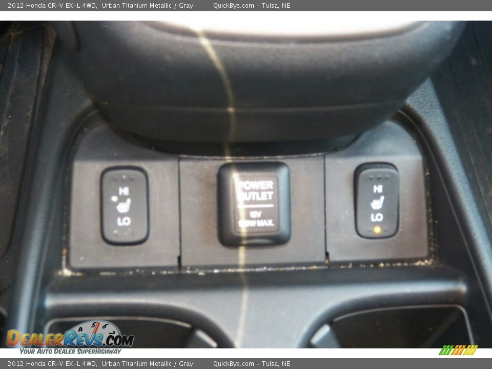 2012 Honda CR-V EX-L 4WD Urban Titanium Metallic / Gray Photo #18