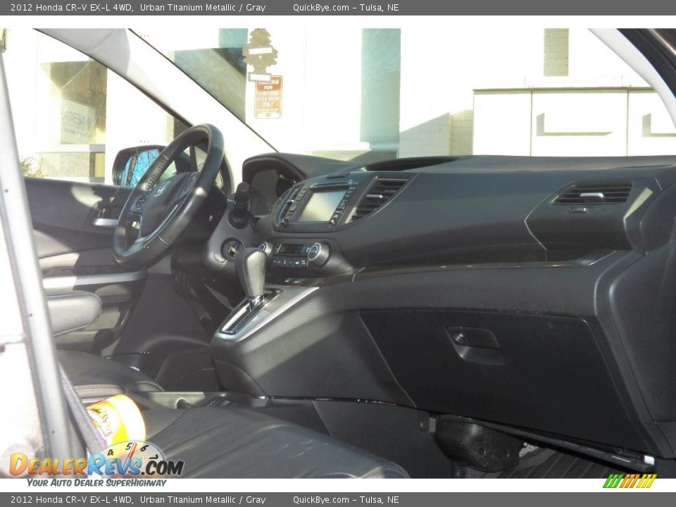 2012 Honda CR-V EX-L 4WD Urban Titanium Metallic / Gray Photo #19