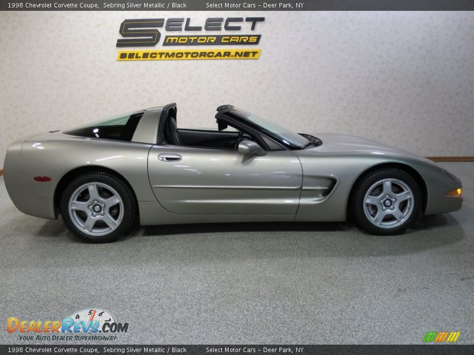 1998 Chevrolet Corvette Coupe Sebring Silver Metallic / Black Photo #3