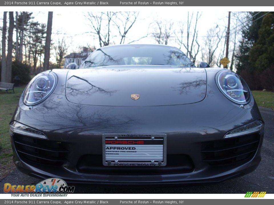 2014 Porsche 911 Carrera Coupe Agate Grey Metallic / Black Photo #2