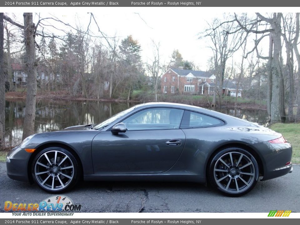 2014 Porsche 911 Carrera Coupe Agate Grey Metallic / Black Photo #3