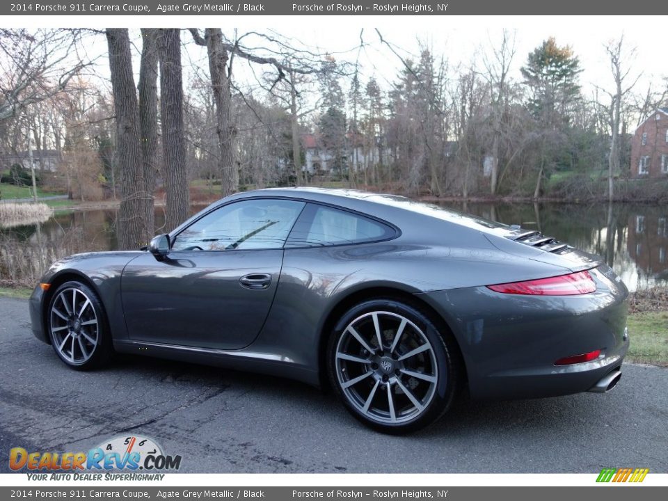 2014 Porsche 911 Carrera Coupe Agate Grey Metallic / Black Photo #4