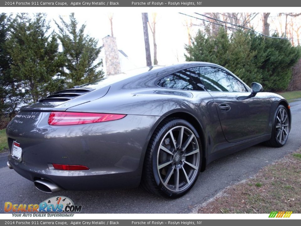 2014 Porsche 911 Carrera Coupe Agate Grey Metallic / Black Photo #6
