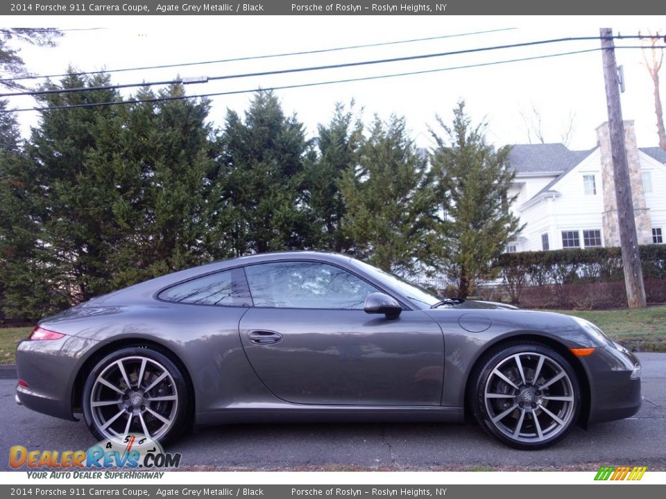 2014 Porsche 911 Carrera Coupe Agate Grey Metallic / Black Photo #7