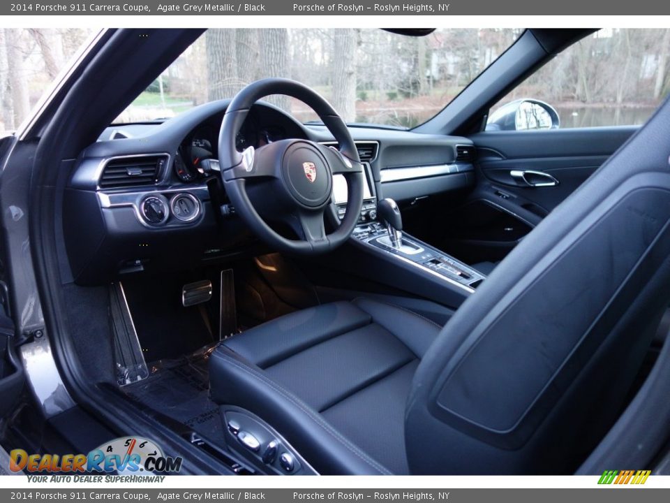2014 Porsche 911 Carrera Coupe Agate Grey Metallic / Black Photo #10