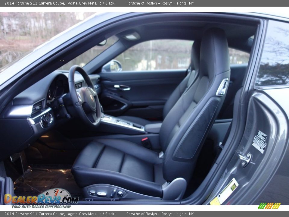 2014 Porsche 911 Carrera Coupe Agate Grey Metallic / Black Photo #12