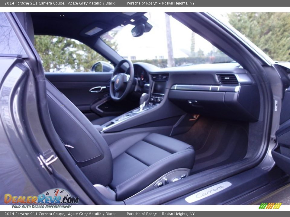 2014 Porsche 911 Carrera Coupe Agate Grey Metallic / Black Photo #13