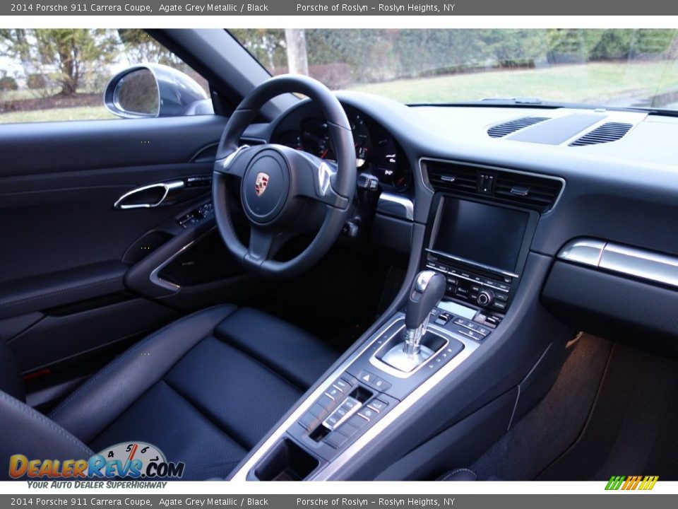 2014 Porsche 911 Carrera Coupe Agate Grey Metallic / Black Photo #17