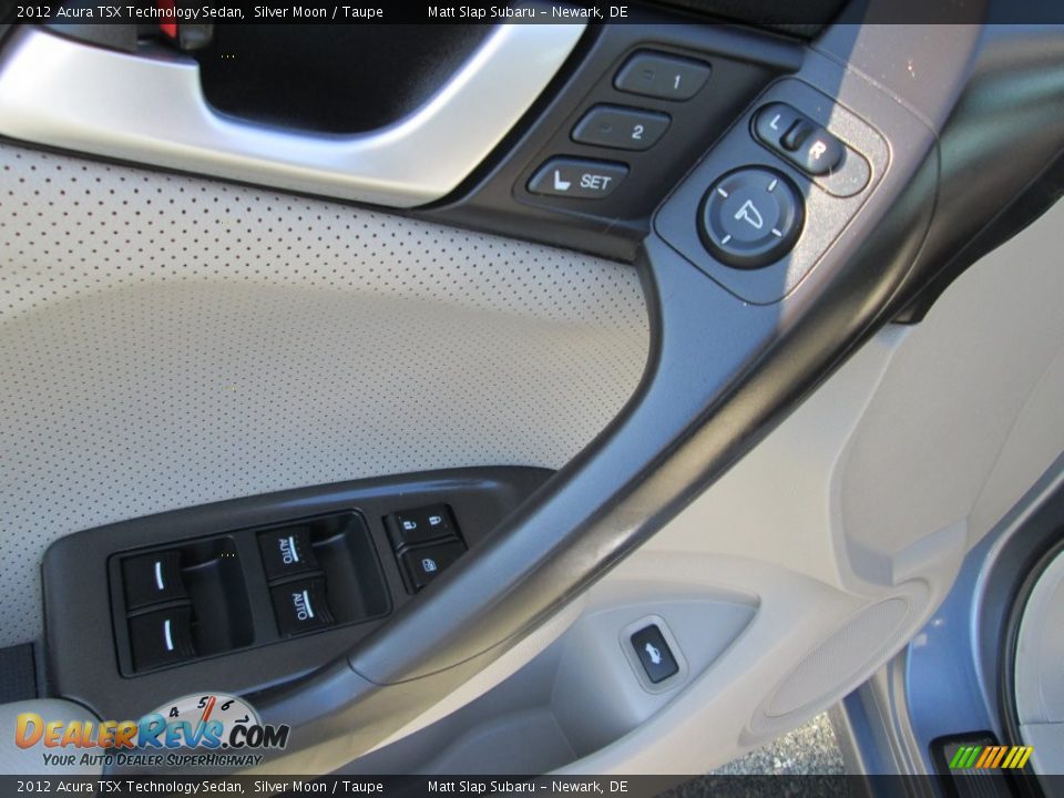 2012 Acura TSX Technology Sedan Silver Moon / Taupe Photo #14