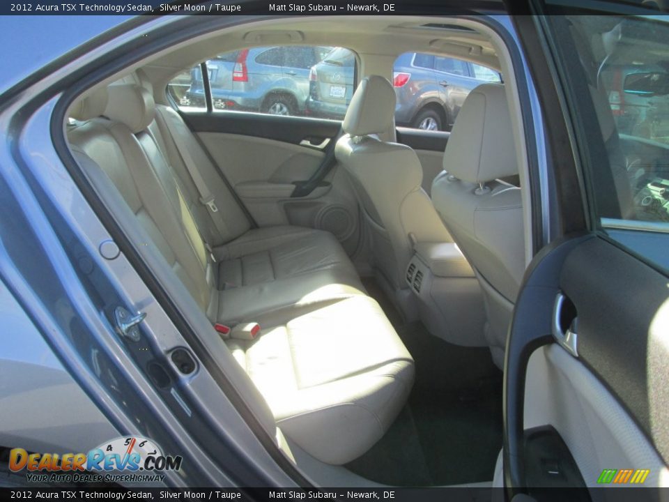 2012 Acura TSX Technology Sedan Silver Moon / Taupe Photo #18