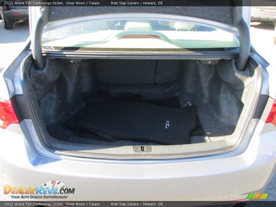 2012 Acura TSX Technology Sedan Silver Moon / Taupe Photo #19