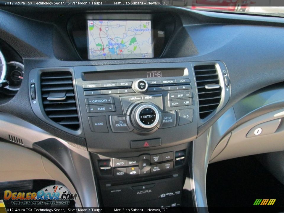 2012 Acura TSX Technology Sedan Silver Moon / Taupe Photo #25