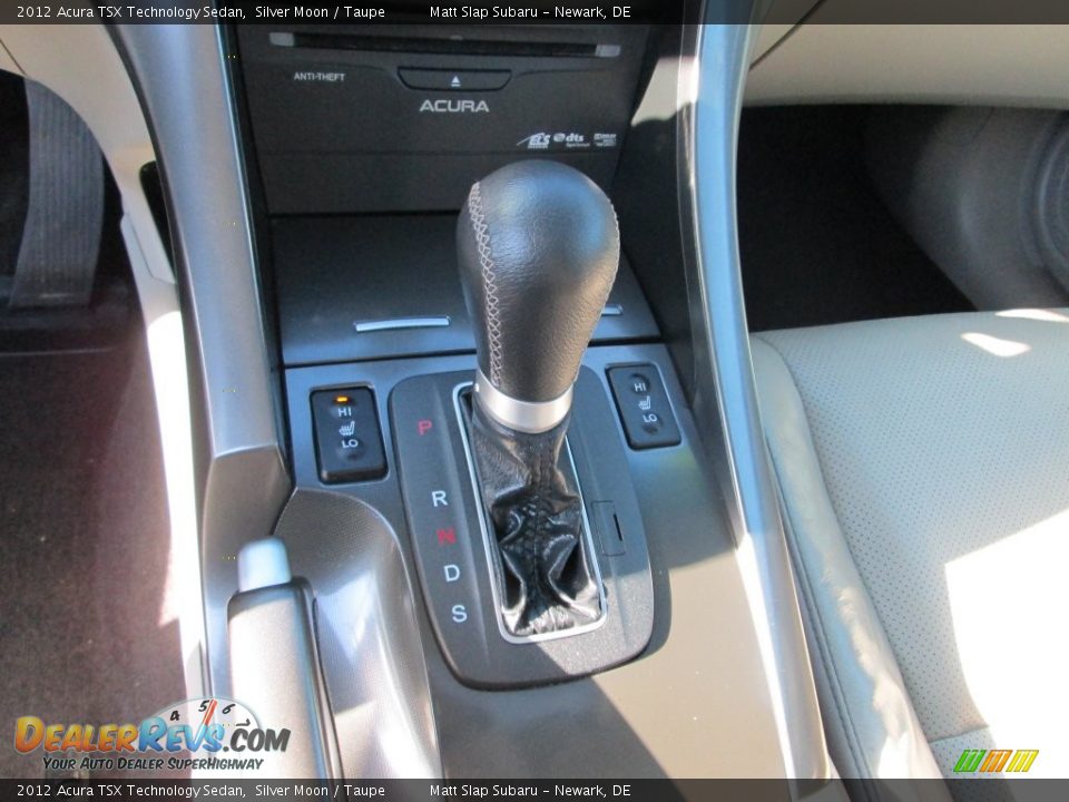 2012 Acura TSX Technology Sedan Silver Moon / Taupe Photo #26