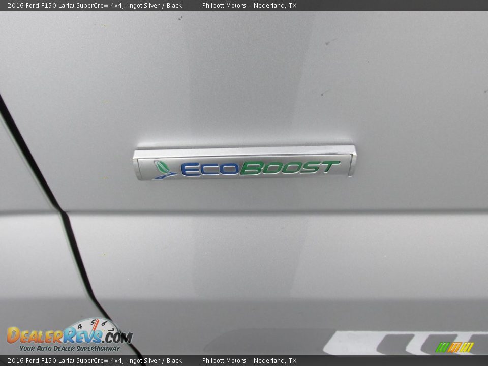 2016 Ford F150 Lariat SuperCrew 4x4 Ingot Silver / Black Photo #15