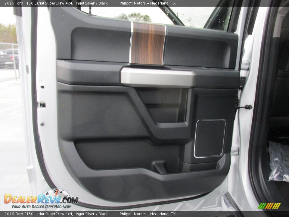 2016 Ford F150 Lariat SuperCrew 4x4 Ingot Silver / Black Photo #18