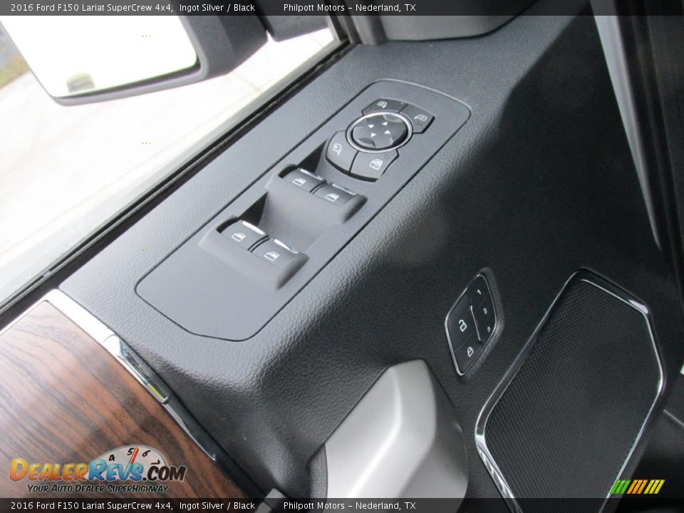 2016 Ford F150 Lariat SuperCrew 4x4 Ingot Silver / Black Photo #21