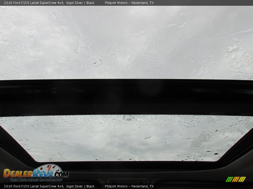 2016 Ford F150 Lariat SuperCrew 4x4 Ingot Silver / Black Photo #24