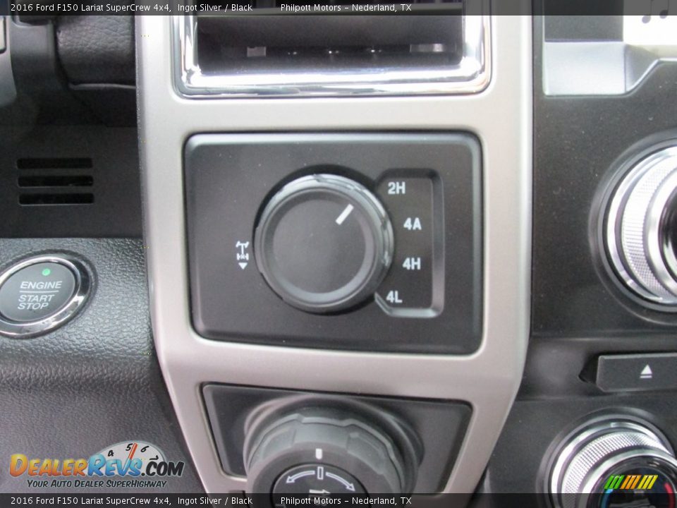 2016 Ford F150 Lariat SuperCrew 4x4 Ingot Silver / Black Photo #30