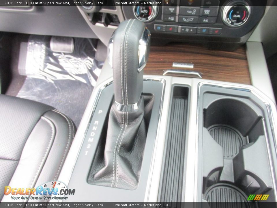 2016 Ford F150 Lariat SuperCrew 4x4 Ingot Silver / Black Photo #32