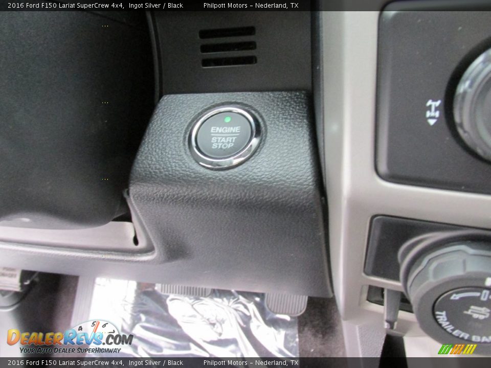 2016 Ford F150 Lariat SuperCrew 4x4 Ingot Silver / Black Photo #33