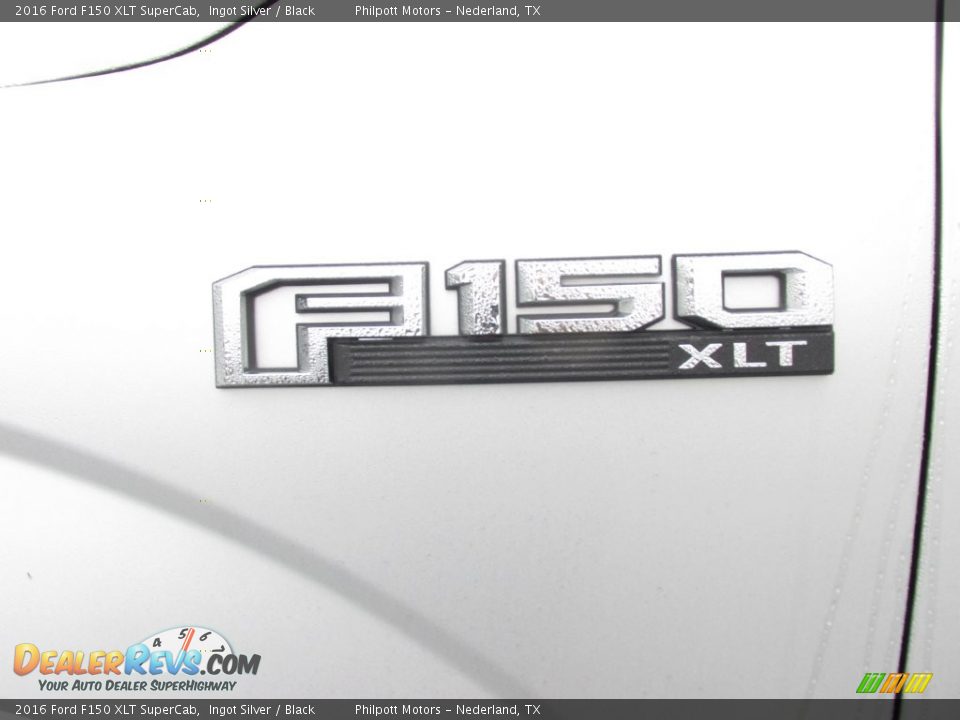 2016 Ford F150 XLT SuperCab Ingot Silver / Black Photo #14