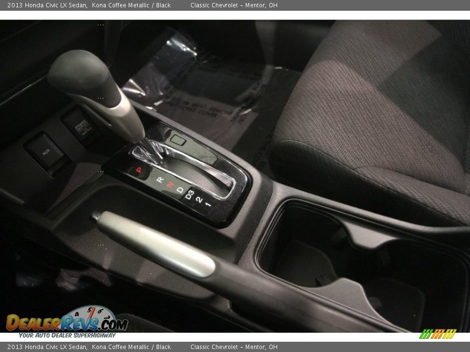 2013 Honda Civic LX Sedan Kona Coffee Metallic / Black Photo #10