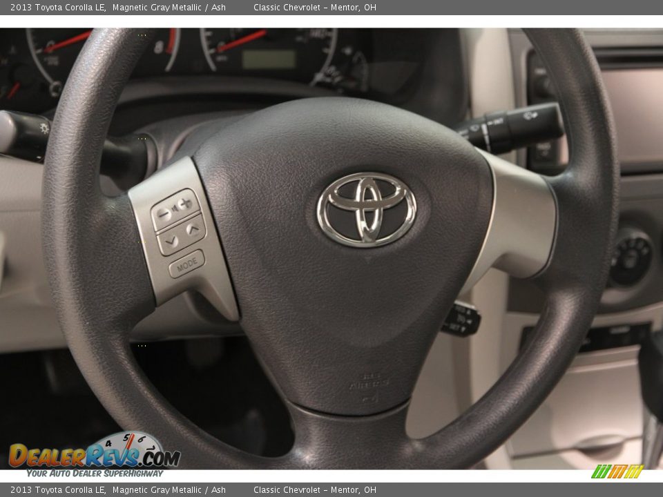 2013 Toyota Corolla LE Magnetic Gray Metallic / Ash Photo #6