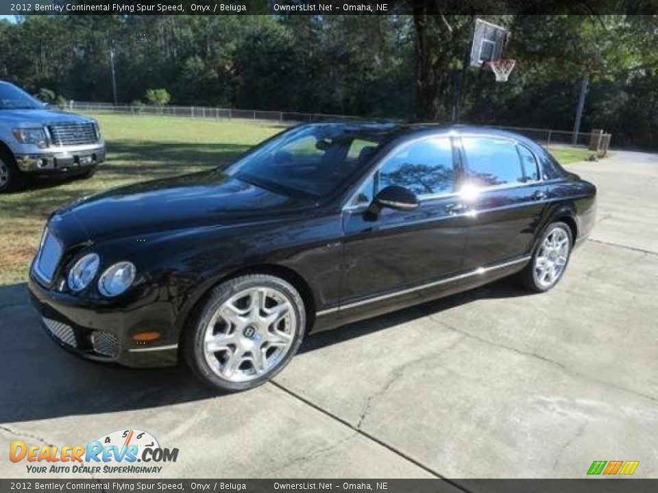 2012 Bentley Continental Flying Spur Speed Onyx / Beluga Photo #1