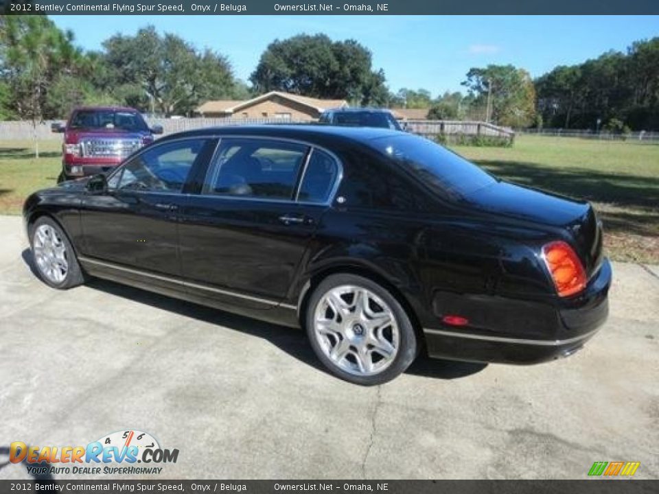 2012 Bentley Continental Flying Spur Speed Onyx / Beluga Photo #3